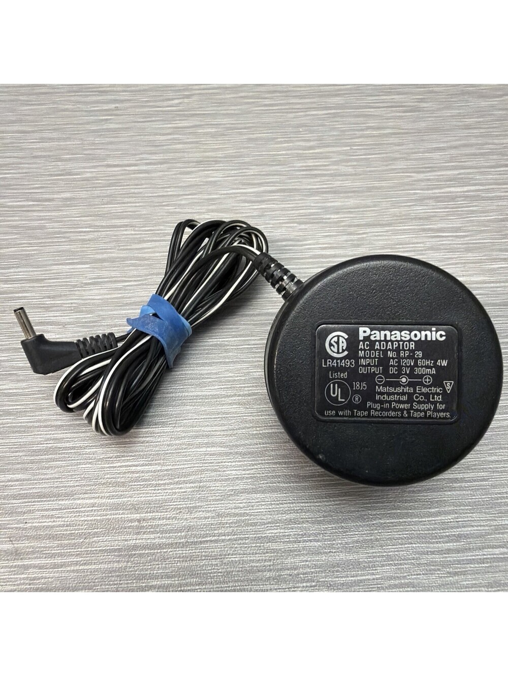 OEM Panasonic RP-29 AC Adapter Power Supply Output 3V 300mA